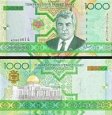 *1000 Manat Turkménsko 2005, P20 UNC *1000 Manat Turkménsko 2005, P20 UNC