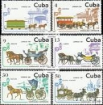 *Známky Kuba 1981 Koňská železnica a dostavníky séria MNH