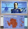 *10 Dolárov Antarktída 2001 UNC