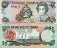 *5 Dolárov Kajmanie ostrovy 1991 P12 UNC *5 Dolárov Kajmanie ostrovy 1991 P12 UNC