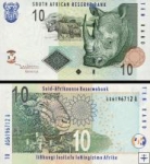 *10 Randov Južná Afrika 2005, P128a UNC