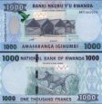 *1000 Frankov Rwanda 2015, P39a UNC *1000 Frankov Rwanda 2015, P39a UNC