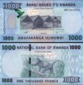 *1000 Frankov Rwanda 2015, P39a UNC