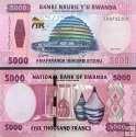 *5000 Frankov Rwanda 2024, P44 UNC