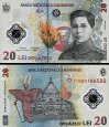*20 Lei Rumunsko 2021, polymer P119Aa UNC *20 Lei Rumunsko 2021, polymer P119Aa UNC