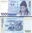 *1000 Won Južná Kórea 2007, P54 UNC *1000 Won Južná Kórea 2007, P54 UNC
