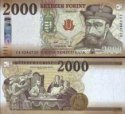 *2000 Forintov Maďarsko 2016 (2017), P204a UNC