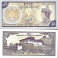 *10 Ngultrum Bhután 1986-92 UNC *10 Ngultrum Bhután 1986-92 UNC