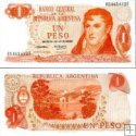 *1 Peso Argentína 1974, P293 AU/UNC