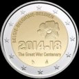 *2 Euro Belgicko 2014, 1. svetová vojna *2 Euro Belgicko 2014, 1. svetová vojna