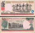 *5000 Frankov Rwanda 1998, P28 UNC *5000 Frankov Rwanda 1998, P28 UNC