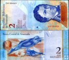 *2 Bolívares Venezuela 2007, P88a UNC