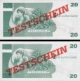 *20 De La Rue Garny testovacia "bankovka" pre ATM UNC *20 De La Rue Garny testovacia "bankovka" pre ATM UNC