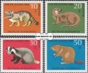 *ZnámkyZápadné Nemecko 1968 Ohrozené zvieratá, nerazítkovaná sér