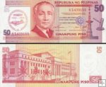 *50 Piso Filipíny 1999, P191 UNC pamätná s prítlačou