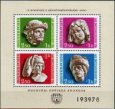 Blok známok Maďarsko 1976, Gotické sochy, BÉLYEGNAP 49. - BLOKK Blok známok Maďarsko 1976, Gotické sochy, BÉLYEGNAP 49. - BLOKK