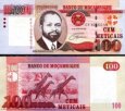 *100 Meticias Mozambik 2006, P145 UNC *100 Meticias Mozambik 2006, P145 UNC