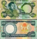 *20 Naira Nigéria 2001-2006, P26 UNC