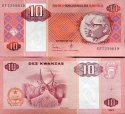 *10 Kwanzas Angola 1999 P145a UNC