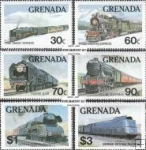 *Známky Grenada 1982 Vlaky, séria MNH