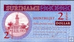 *2,5 Dolár Surinam 2004, P156 UNC