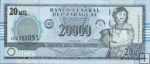 **20 000 Guaranies Paraguaj 2005