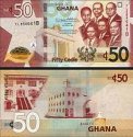 *50 Cedis Ghana 2022, P49b UNC