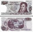 *10 Pesos Argentína 1970-73, P289 UNC *10 Pesos Argentína 1970-73, P289 UNC