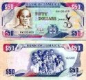 *50 Dolárov Jamajka 2012, pamätná P89 UNC