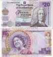 *20 Libier Škótsko 2000, P361 UNC, kráľovna matka *20 Libier Škótsko 2000, P361 UNC, kráľovna matka