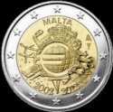 *2 Euro Malta 2012, 10. výročie zavedenia Eura