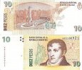 *10 Pesos Argentína 2003-14, P354 UNC *10 Pesos Argentína 2003-14, P354 UNC