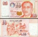 *10 Dolárov Singapúr 1999, P40 UNC