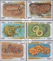 *Známky Kambodža 1999 Hady, nerazítkovaná séria MNH