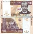 *10 Kwacha Malawi 2004, P51a UNC *10 Kwacha Malawi 2004, P51a UNC