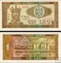 *1 Leu Moldavsko 1992, P5 UNC