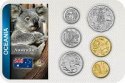 Sada 6 ks mincí Austrália 5 Cents - 2 Dollars 1999-2018 blister