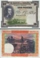 *100 Pesetas Španielsko 1925, P69c AU *100 Pesetas Španielsko 1925, P69c AU