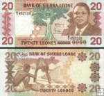 *20 Leones Sierra Leone 1988, P16 UNC