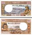 *100 Frankov Nové Hebridy (Vanuatu) 1970-77, P18 UNC *100 Frankov Nové Hebridy (Vanuatu) 1970-77, P18 UNC