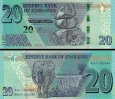 *20 dolárov Zimbabwe 2020, P104 UNC *20 dolárov Zimbabwe 2020, P104 UNC