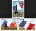 Známky Svätý Tomáš 1989 Francúzska revolúcia, razítk. séria Známky Svätý Tomáš 1989 Francúzska revolúcia, razítk. séria