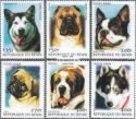 *Známky Benin 2000 Psy, nerazítkovaná séria MNH