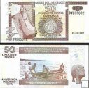 *50 burundských frankov Burundi 1994-2007, P36 UNC