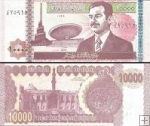 *10 000 Dinárov Irak 2002, P89 UNC