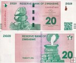 *20 ZiG (Zimbabwe Gold) Zimbabwe 2024, P111 UNC
