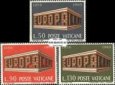 Známky Vatikán 1969 Európa, neraz. séria MNH Známky Vatikán 1969 Európa, neraz. séria MNH