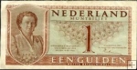 **1 Gulden Holandsko 1945, P72 VF