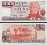 *10 000 Pesos Argentína 1976-83, P306