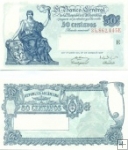 *50 centavos Argentína 1947 (1948-50) P256 UNC